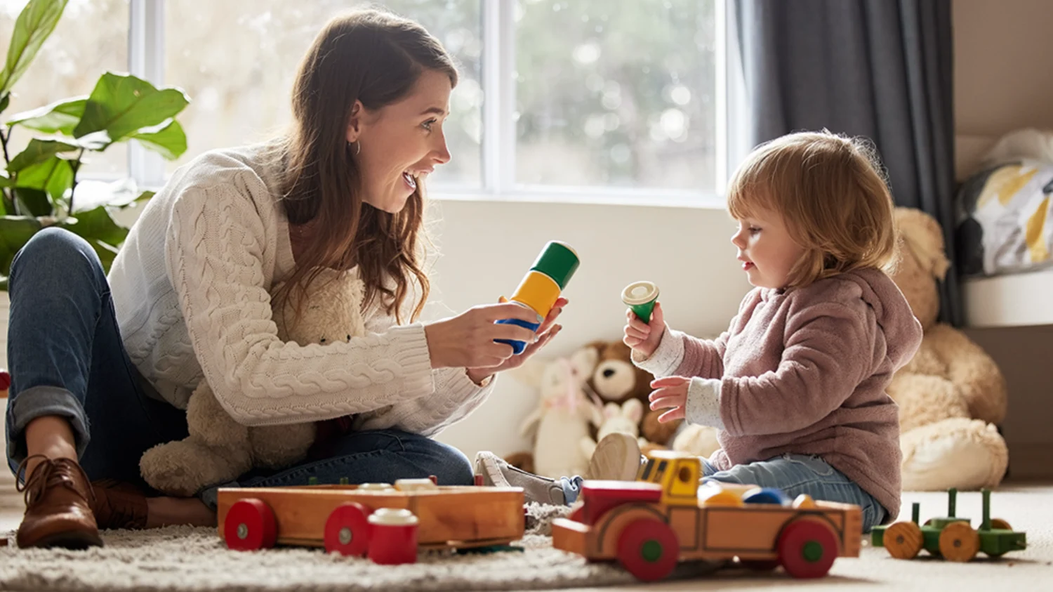 Child benefiting from ABA therapy