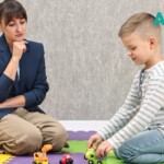 Professional ABA therapist working with child in Utah - ABA therapy