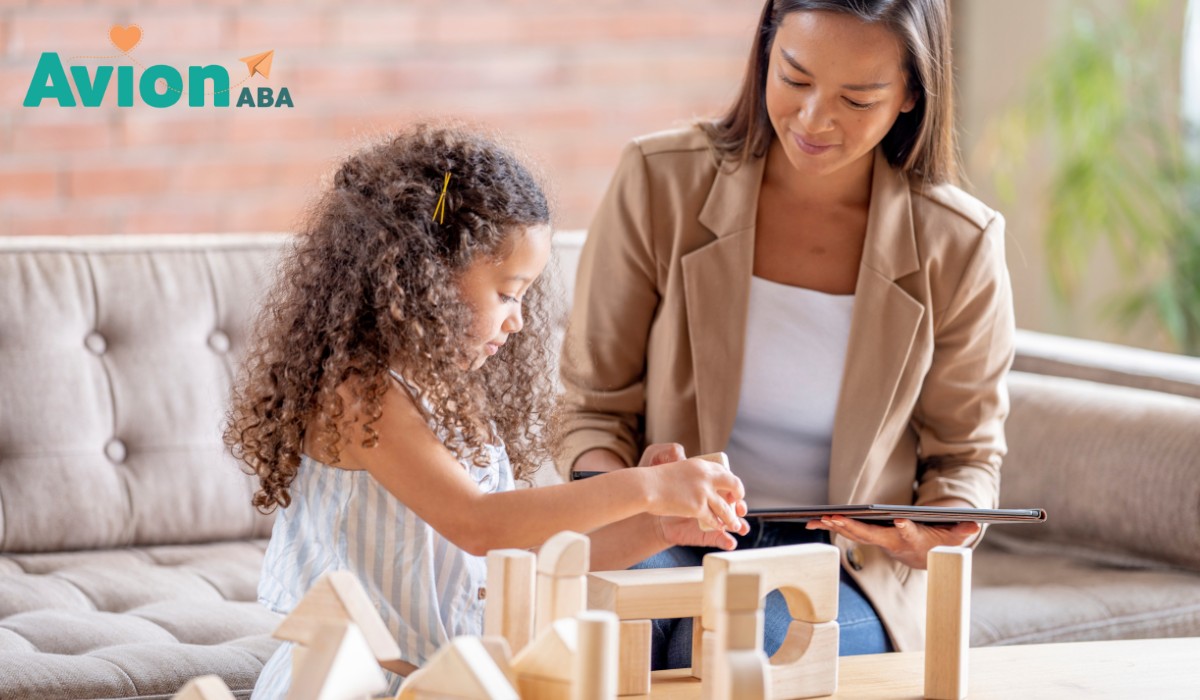 Professional ABA therapist working with child in Independence - ABA therapy